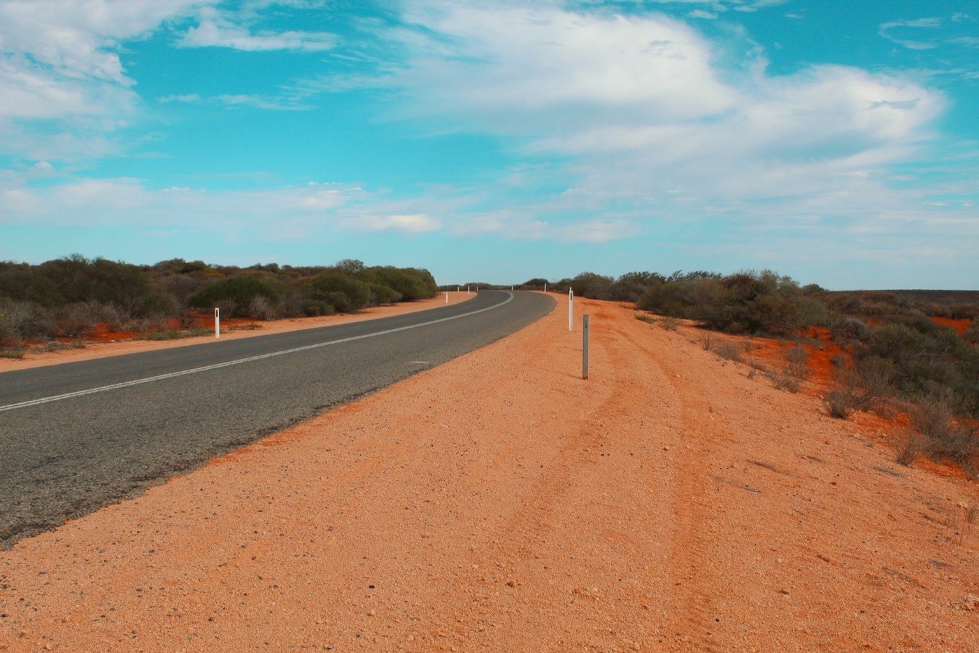 A long road through the Australian outback